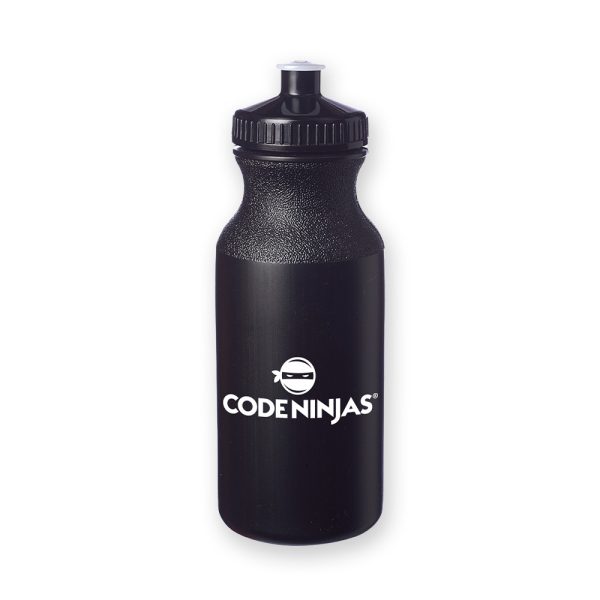 20 oz. Water Bottle with Push Cap - Image 3