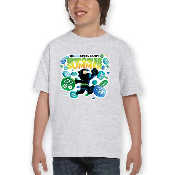 Gildan DryBlend Youth T-Shirts (Summer Camp 2025 Grey)