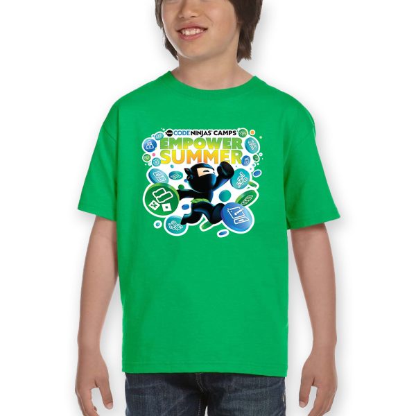Gildan DryBlend Youth T-Shirts (Summer Camp 2025 Green)